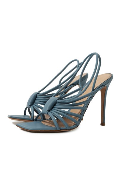 Женские кожаные босоножки hellen GIANVITO ROSSI, арт. G32488.15RIC.NAPANTB