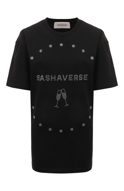 Женская хлопковая футболка SASHAVERSE, арт. TS003/NY/Co/900