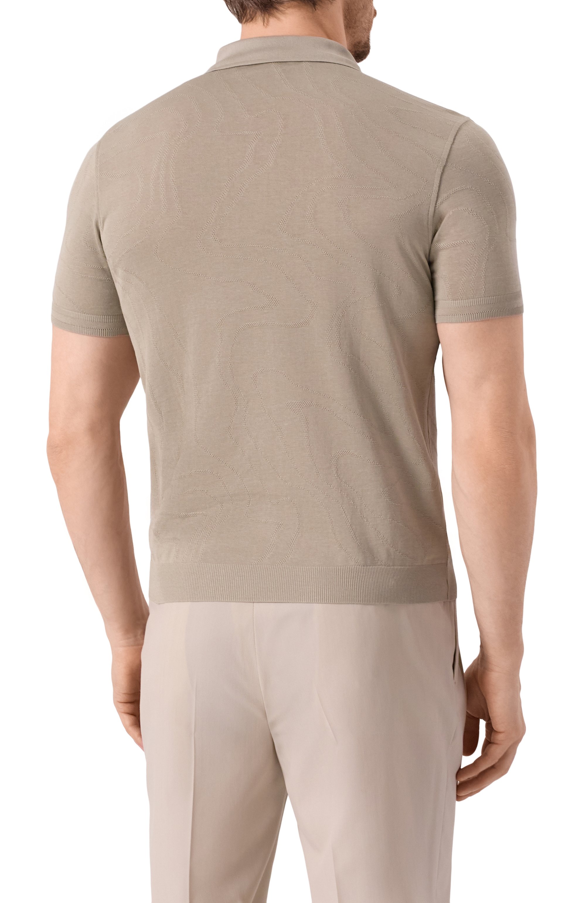 Хлопковое поло CORNELIANI, арт. 25G520-2525009, фото 4