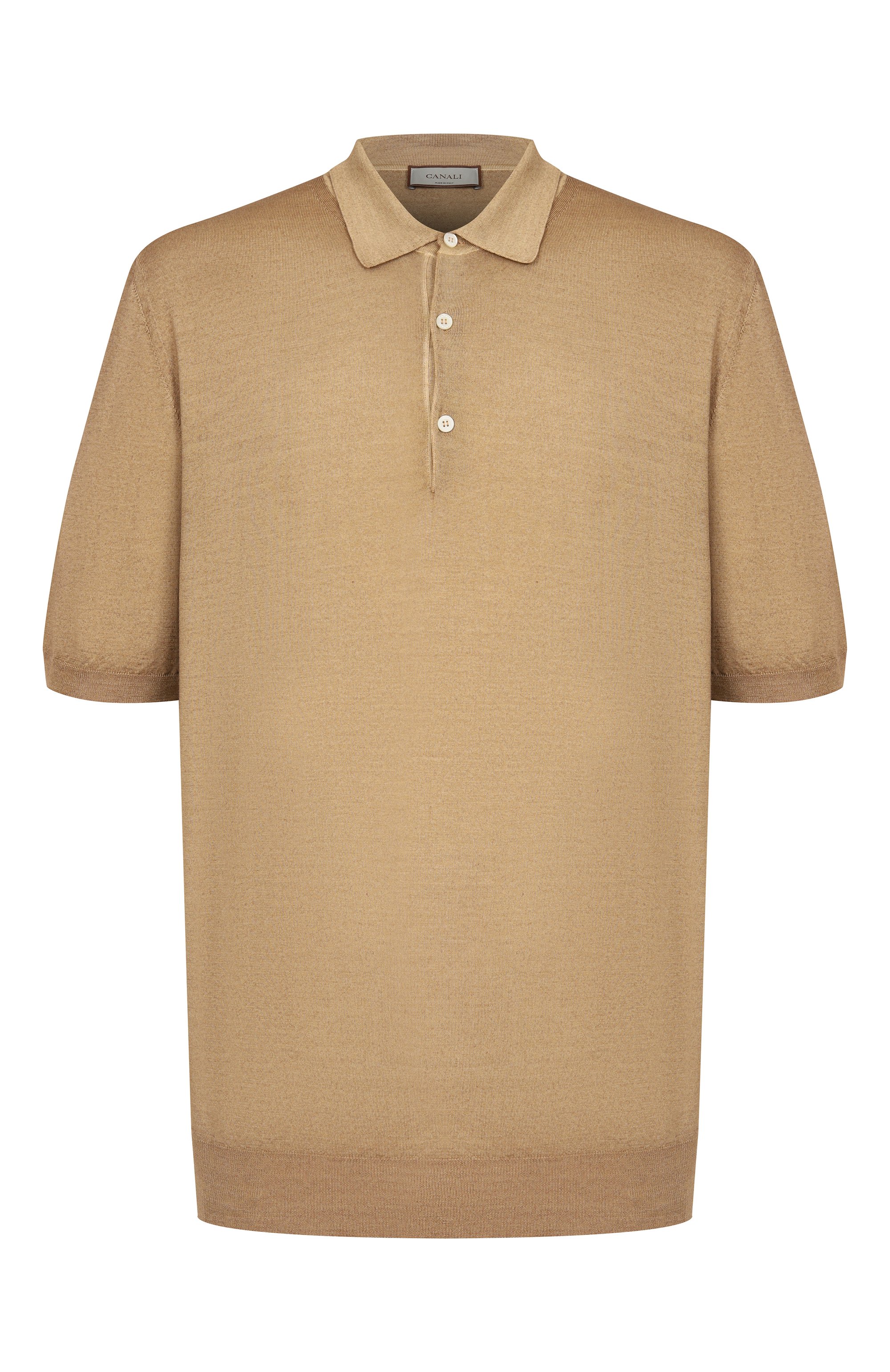 Поло из шерсти и шелка CANALI, арт. C0479B/MX01165, фото 1