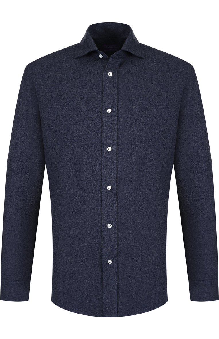 Хлопковая рубашка с воротником кент RALPH LAUREN, арт. 790721004, фото 1