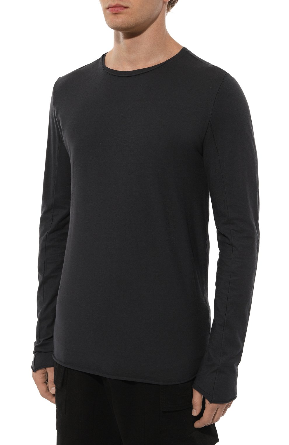 Хлопковый лонгслив HANNES ROETHER, арт. FA36LC0N.215.213, фото 3