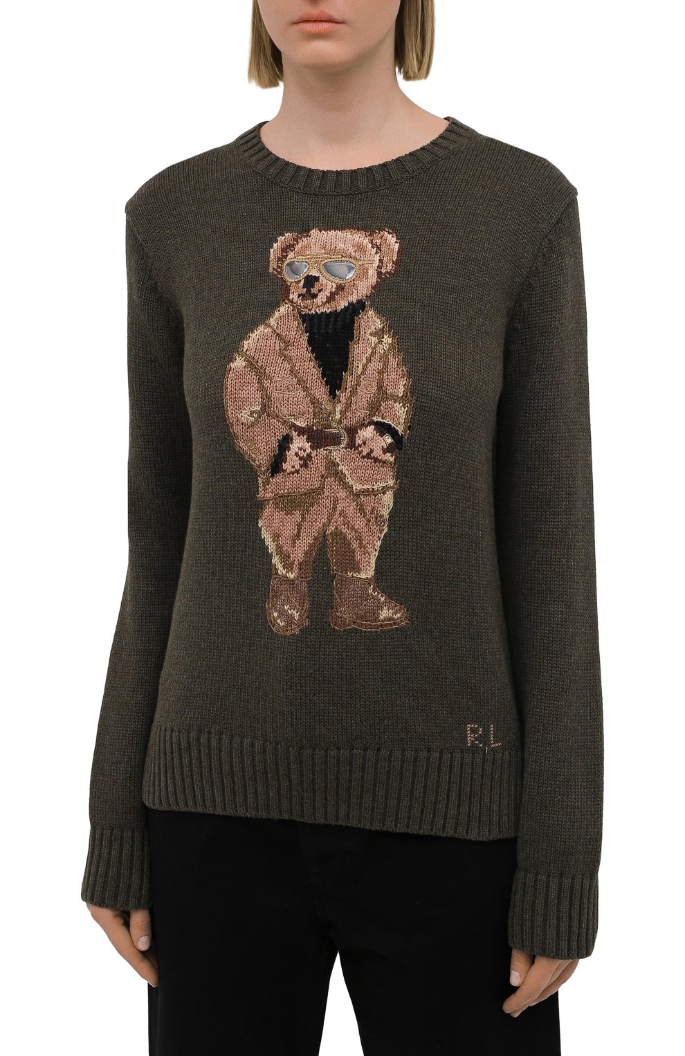 Хлопковый свитер POLO RALPH LAUREN, арт. 211839022, фото 3
