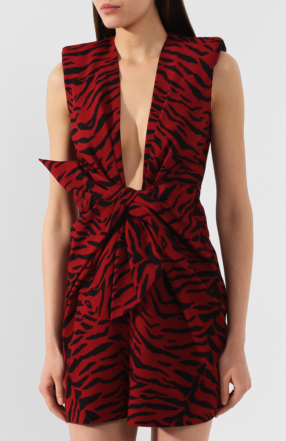 Платье с принтом SAINT LAURENT, арт. 580166/Y315V, фото 3