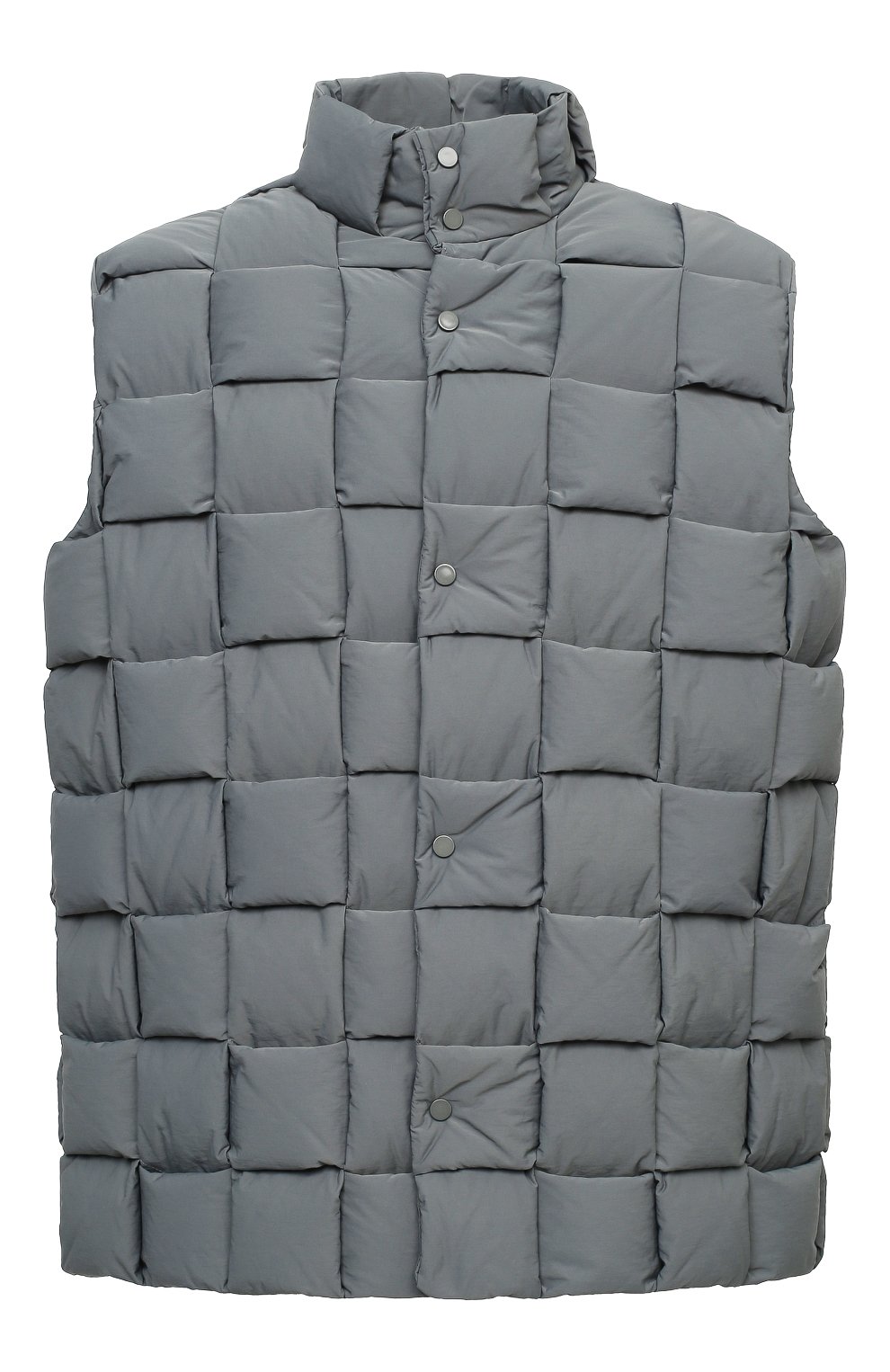 Пуховый жилет BOTTEGA VENETA голубого цвета по цене 295500 руб., арт. 644982/VF4K0, фото 1 Пуховый жилет BOTTEGA VENETA, арт. 644982/VF4K0, фото 1