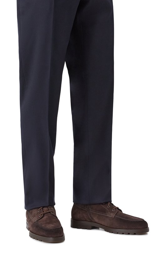 Замшевые ботинки Detroit Santoni MGDG18910DTRAGEX Коричневый  MGDG18910DTRAGEX Фото 3