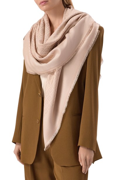 Шаль из шелка и шерсти GIVENCHY, арт. GW1414/J5768, фото 2