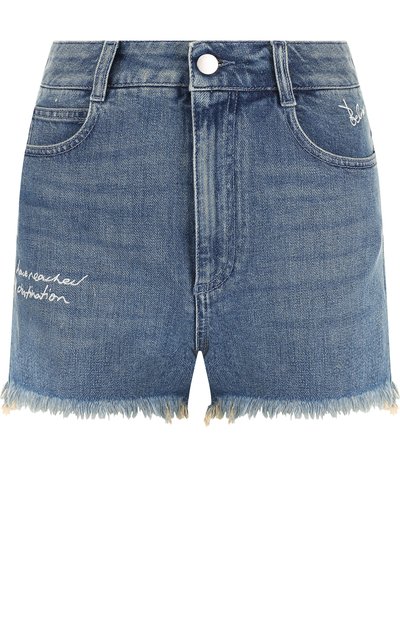 Джинсовые мини-шорты с бахромой STELLA MCCARTNEY, арт. 511237/SLH28, фото 1