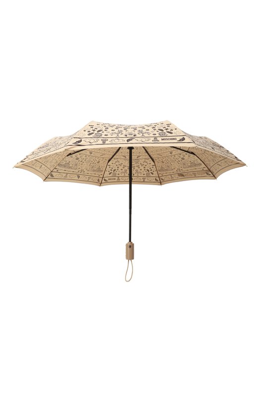 Складной зонт Moschino 8984-0PENCL0SED Бежевый  8984-0PENCL0SED Фото 3
