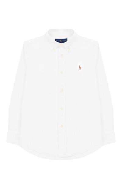 Рубашка из хлопка и льна RALPH LAUREN, арт. 321737246
