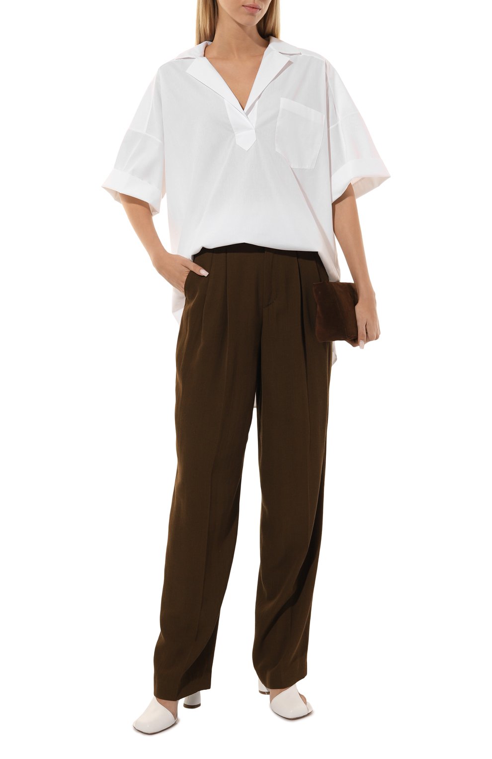 Хлопковая блузка DICE KAYEK, арт. R24C621, фото 2