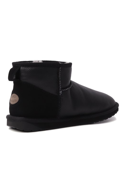 Кожаные угги Townsend micro EMU Australia M12282 Чёрный  M12282 Фото 5