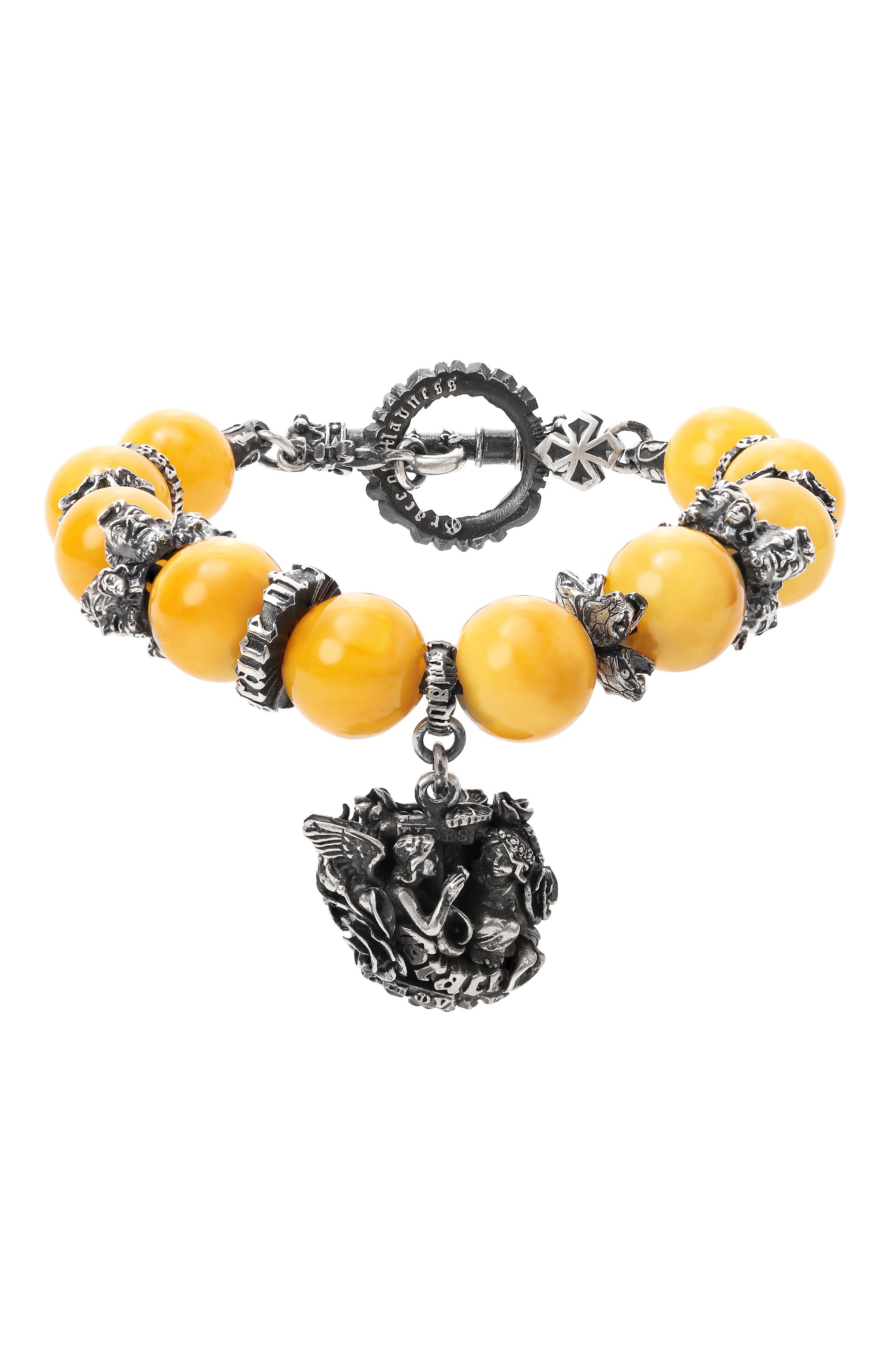 Браслет ангелы и демоны GL JEWELRY желтого цвета по цене 63140 руб., арт. PB026, фото 1 Браслет ангелы и демоны GL JEWELRY, арт. PB026, фото 1