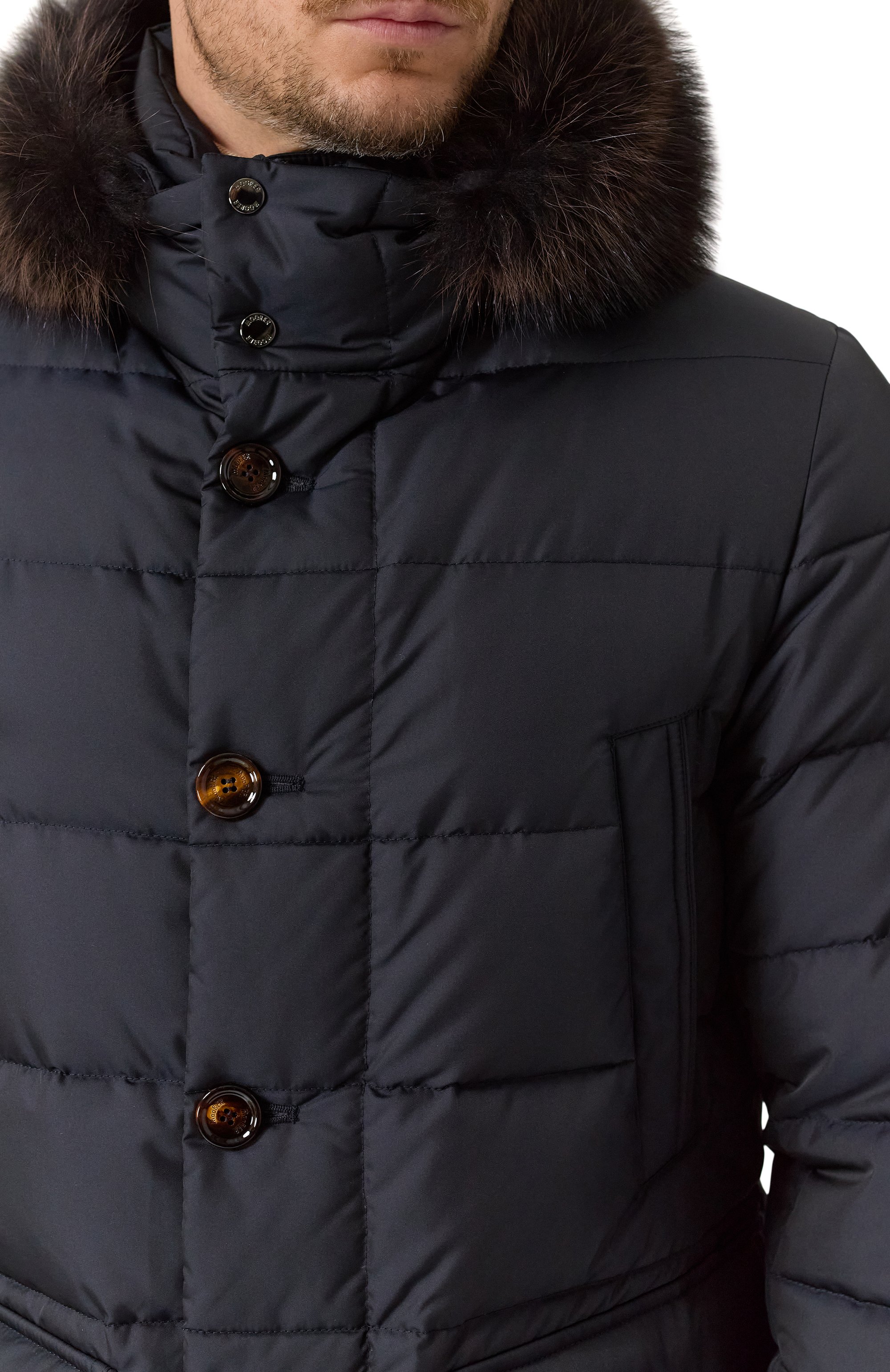 Пуховик fagio-f с отделкой из енота MOORER, арт. FAGI0-F/KM, фото 5