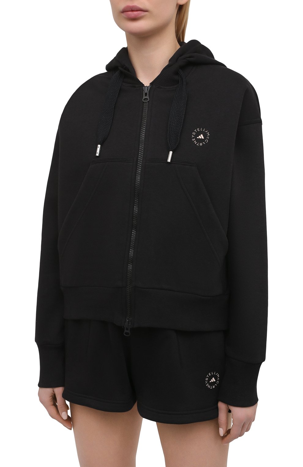 Хлопковая толстовка ADIDAS BY STELLA MCCARTNEY, арт. GL4147, фото 3
