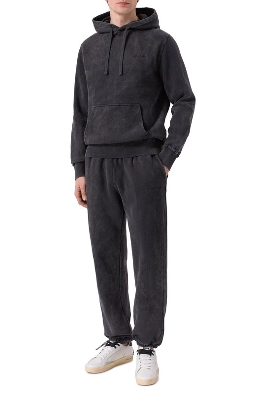 Хлопковое худи MC2 Saint Barth TRI0001-00568I/TRIBECA Серый  TRI0001-00568I/TRIBECA Фото 2