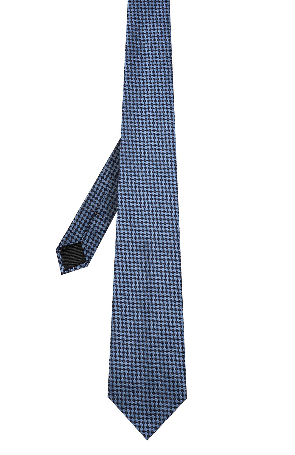 Шелковый галстук ZEGNA голубого цвета по цене 19950 руб., арт. Z3E30T/1XW, фото 3 Шелковый галстук ZEGNA, арт. Z3E30T/1XW, фото 3