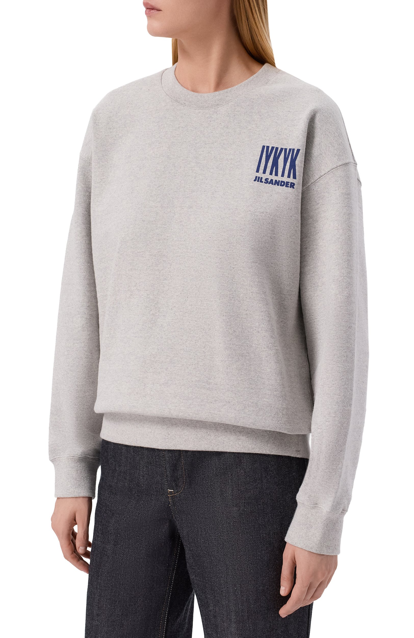 Хлопковый свитшот JIL SANDER, арт. J02GU0124/J20392, фото 3