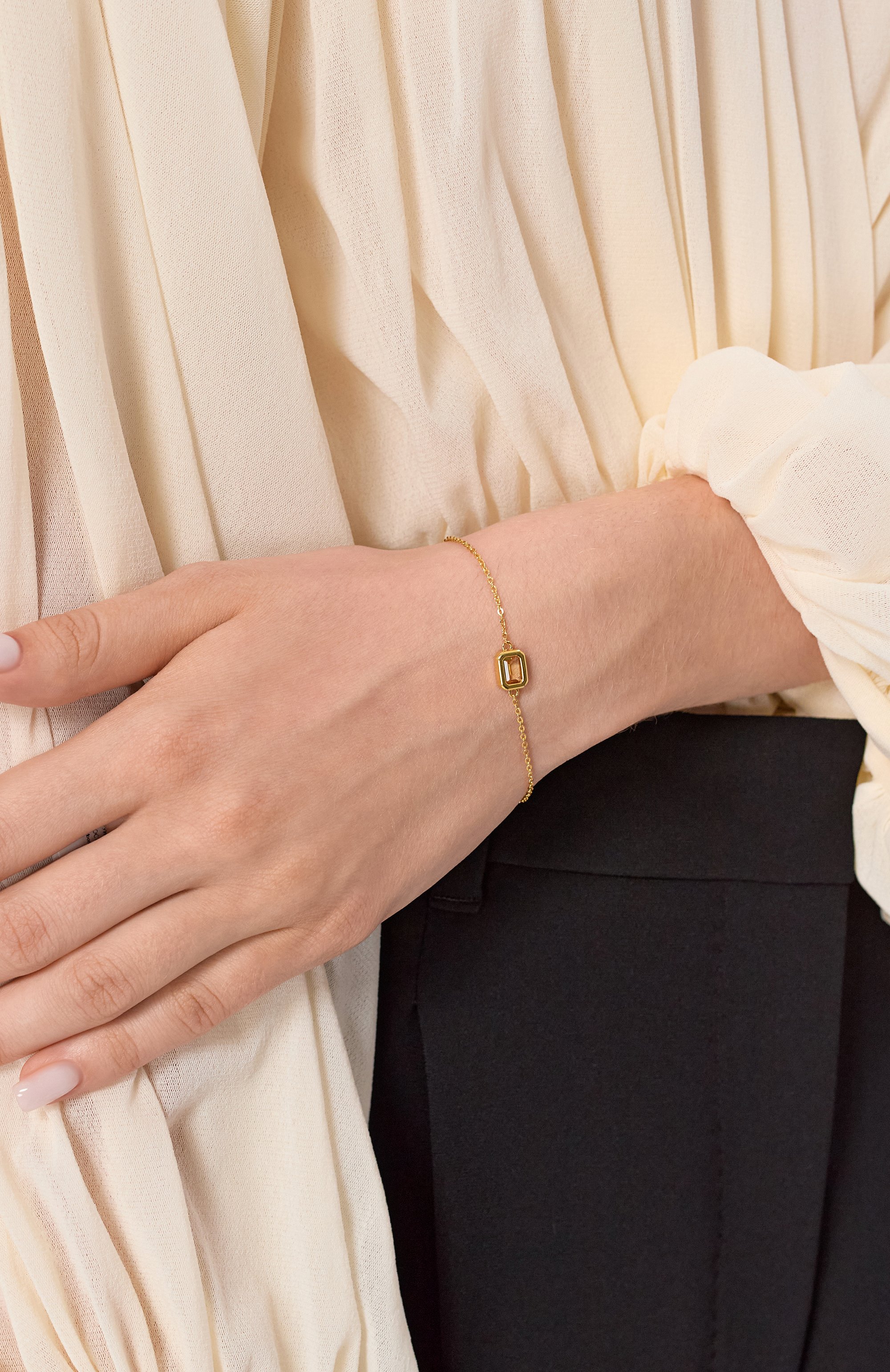 Браслет wave base с цитрином MOONKA, арт. wav-br-cit, фото 2