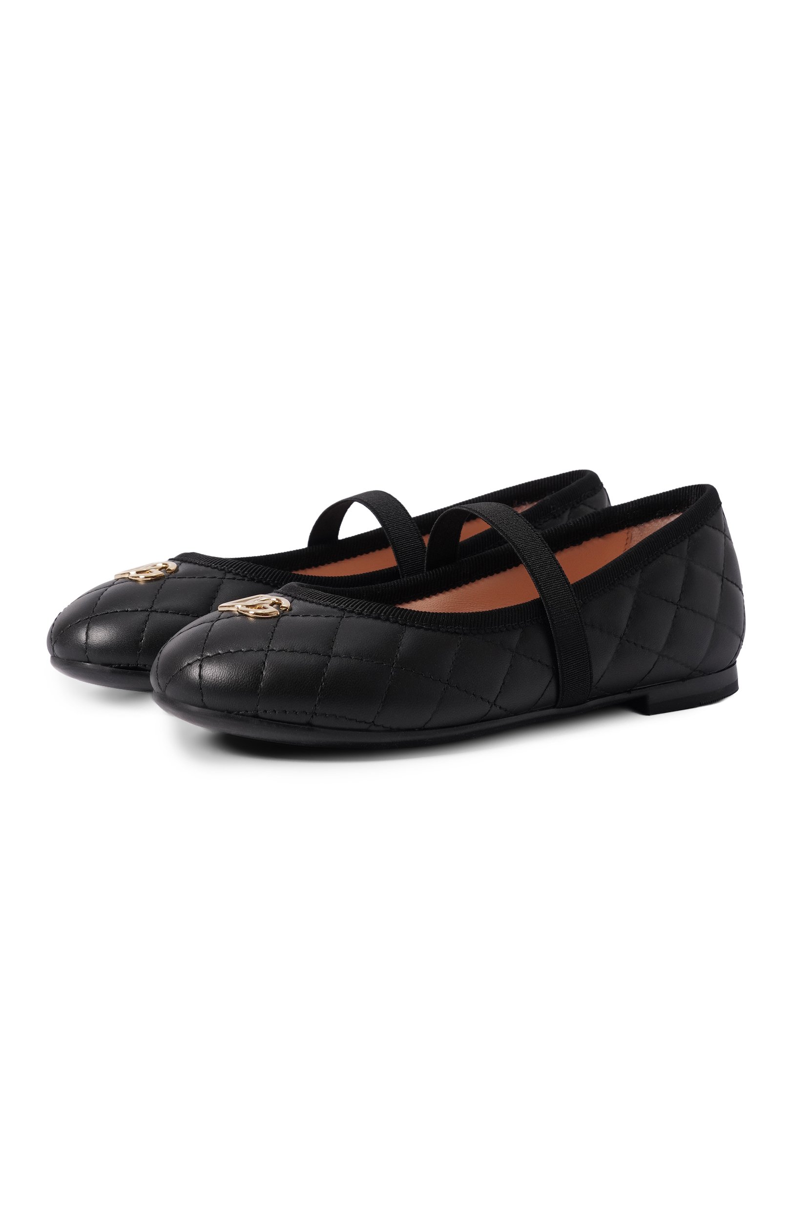 Кожаные балетки DOLCE & GABBANA черного цвета по цене 59800 руб., арт. D11433/A0988_001, фото 1 Кожаные балетки DOLCE & GABBANA, арт. D11433/A0988_001, фото 1