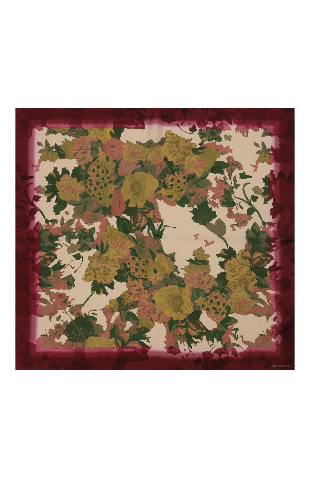 Шелковый платок DRIES VAN NOTEN, арт. 232-011300-7016, фото 5