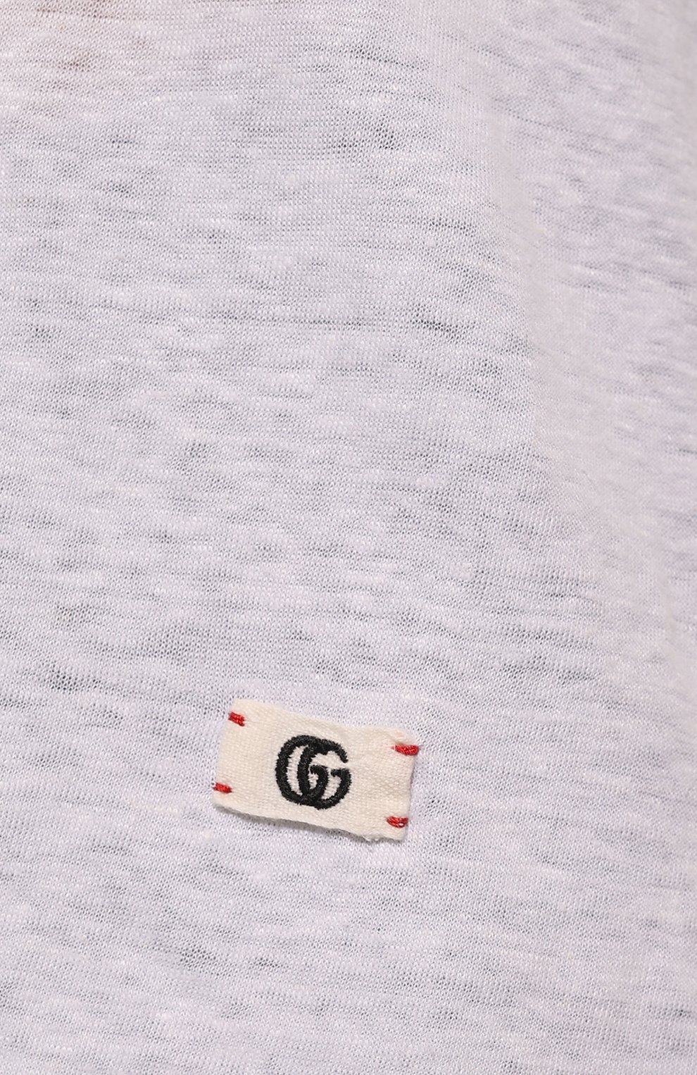 Льняная футболка GUCCI, арт. 650083 XJC6N, фото 5