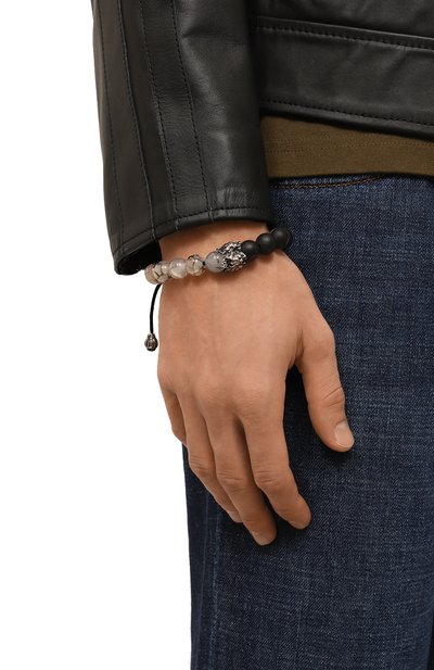 Браслет сила дракона GL JEWELRY черно-белого цвета по цене 27500 руб., арт. PB727, фото 2 Браслет сила дракона GL JEWELRY, арт. PB727, фото 2