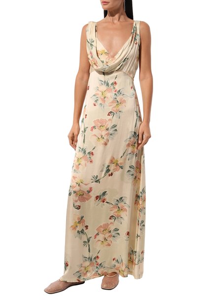 Платье из вискозы TOTEME, арт. 243-WRD1924-FB0220, фото 3