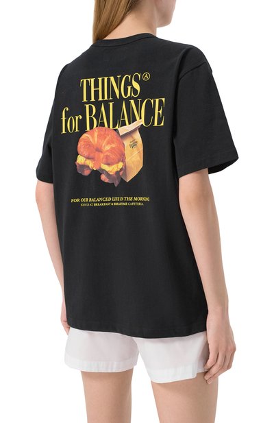 Хлопковая футболка AECA WHITE, арт. AWCMSSBBTTSSO007A2.BLACK (S), фото 4