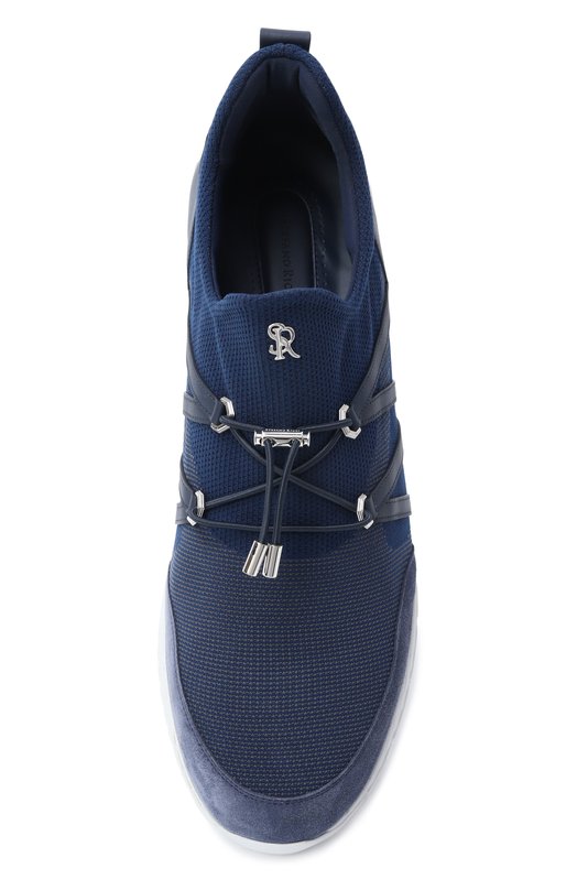 Текстильные кроссовки Stefano Ricci UV689G6536/TWYSDP Синий  UV689G6536/TWYSDP Фото 6