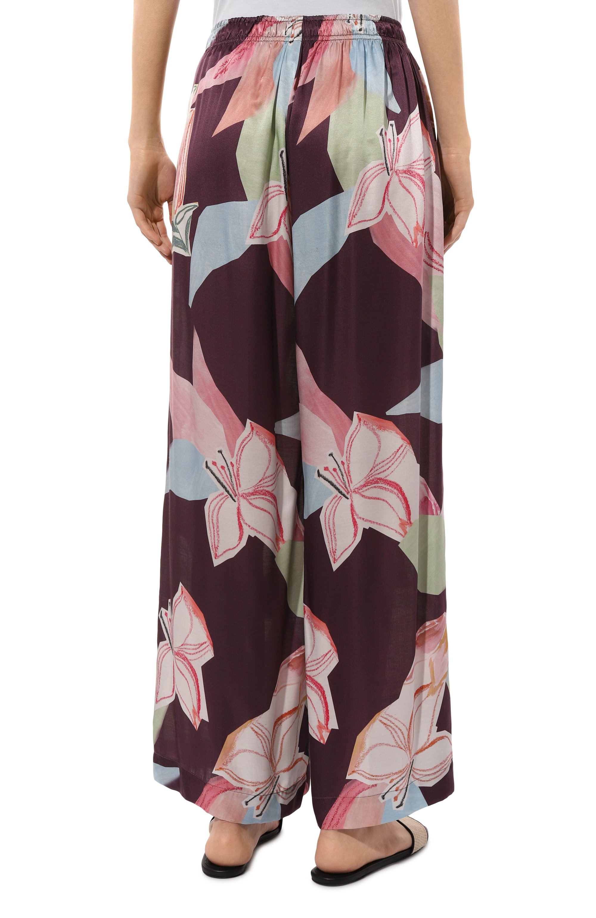 Пижама из хлопка и шелка ANY WOWZERS фиолетового цвета по цене 45000 руб., арт. BOWIE02P-LILPL, фото 6 Пижама из хлопка и шелка ANY WOWZERS, арт. BOWIE02P-LILPL, фото 6