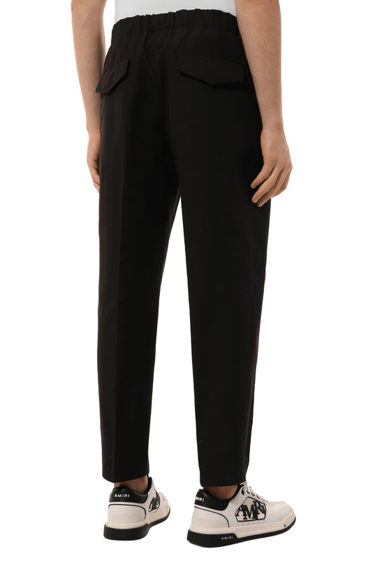 Хлопковые брюки Jil Sander J23KA0005/J45225 Чёрный  J23KA0005/J45225 Фото 4