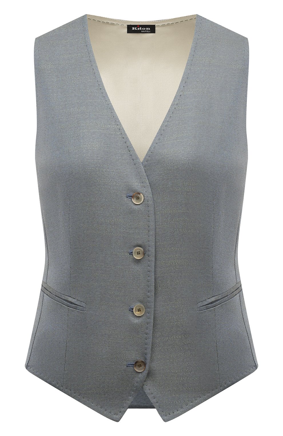 Жилет из вискозы KITON, арт. D47456K0919B, фото 1