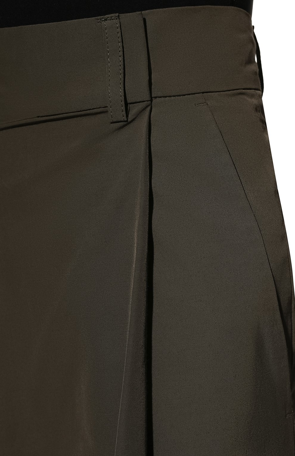 Брюки DRIES VAN NOTEN хаки цвета по цене 54950 руб., арт. 221-010942-4027, фото 5 Брюки DRIES VAN NOTEN, арт. 221-010942-4027, фото 5