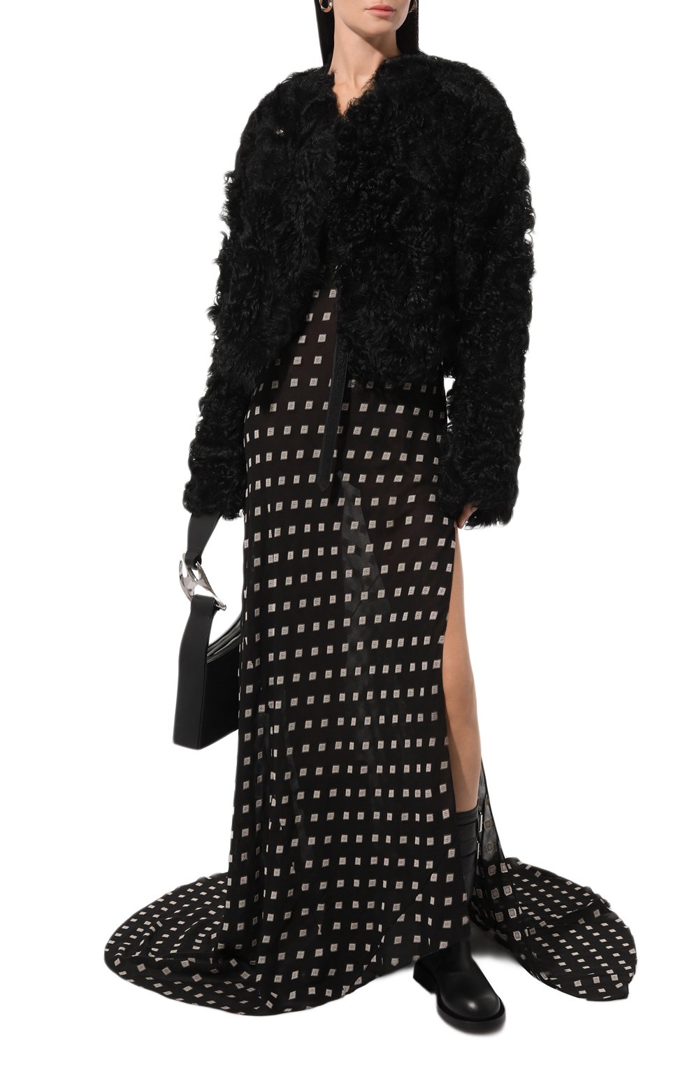 Шуба из овчины ANN DEMEULEMEESTER, арт. 2402-W-JA60-L-LT138-D0097, фото 2