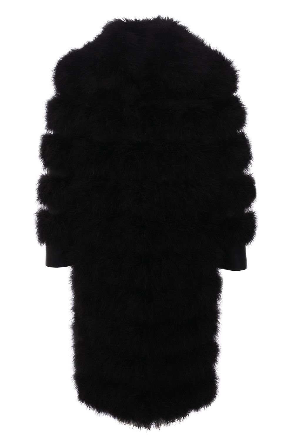 Шуба из овчины с отделкой перьями SAINT LAURENT, арт. 658391/YCET2, фото 1