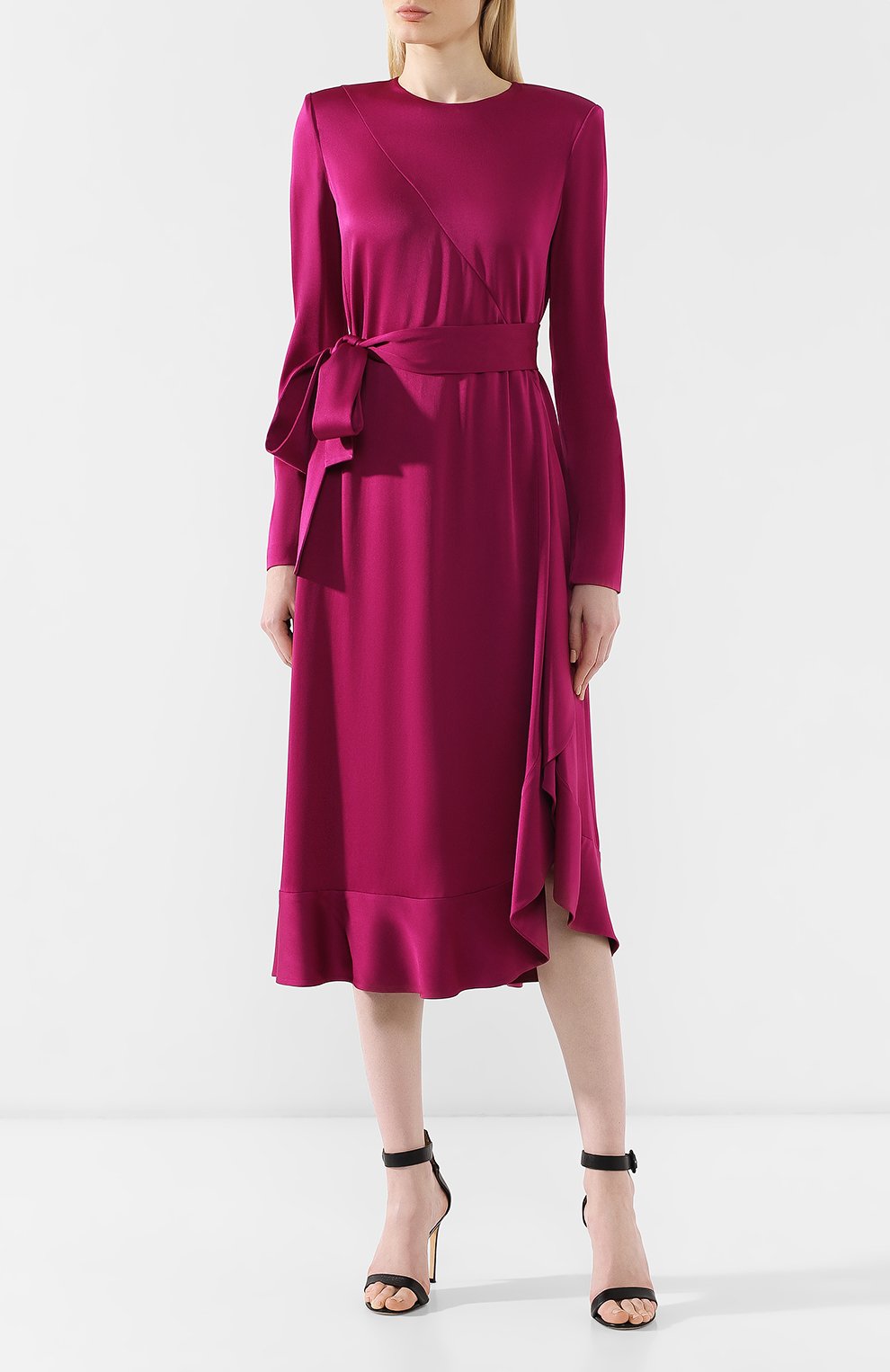 Атласное платье GIVENCHY, арт. BW20GJ10F4, фото 3