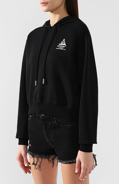 Хлопковое худи OFF-WHITE, арт. 0WBB016R190030431001, фото 3