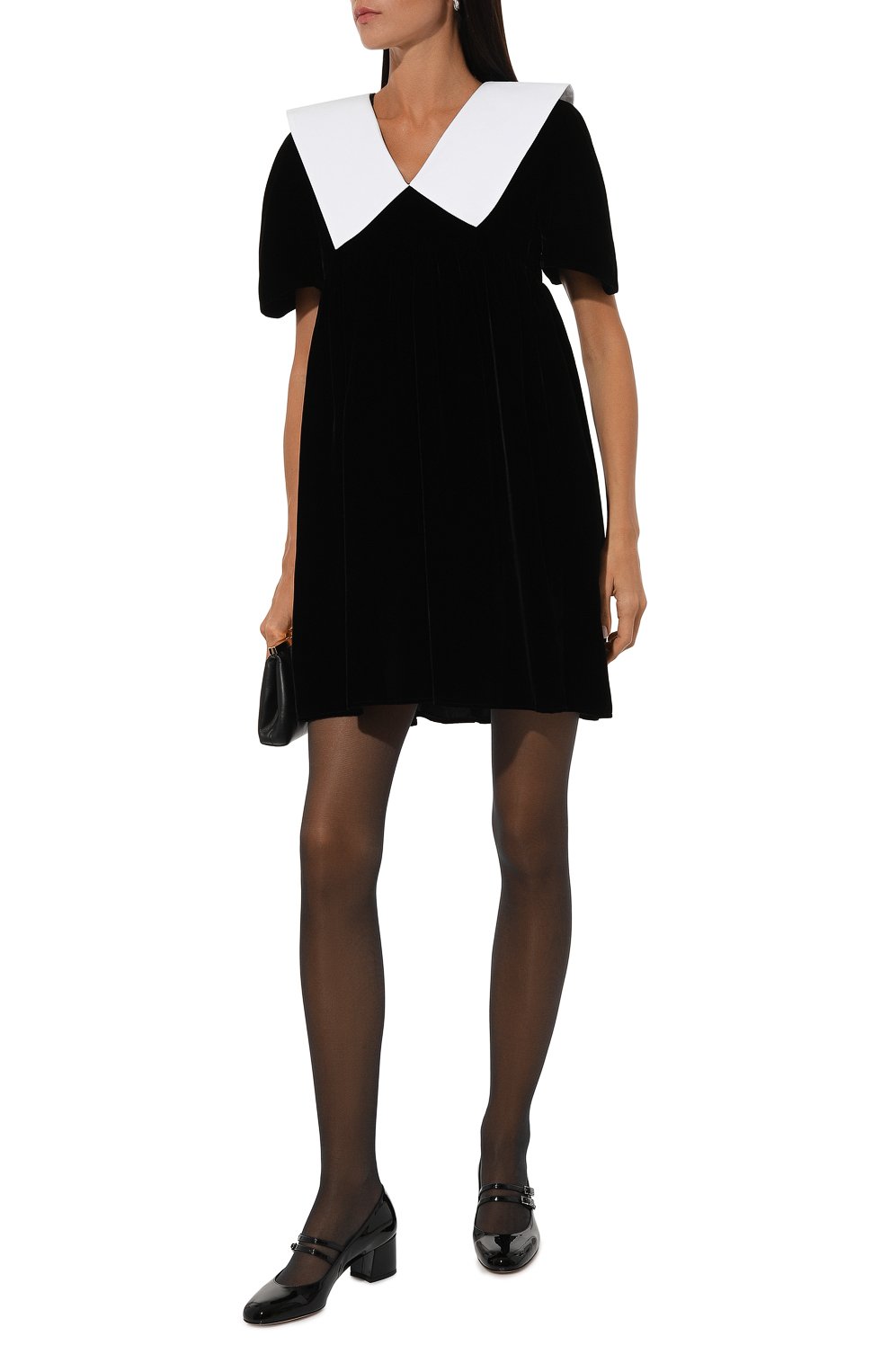 Платье NINA RICCI черного цвета по цене 120500 руб., арт. 24ACR0026RA0044, фото 2 Платье NINA RICCI, арт. 24ACR0026RA0044, фото 2