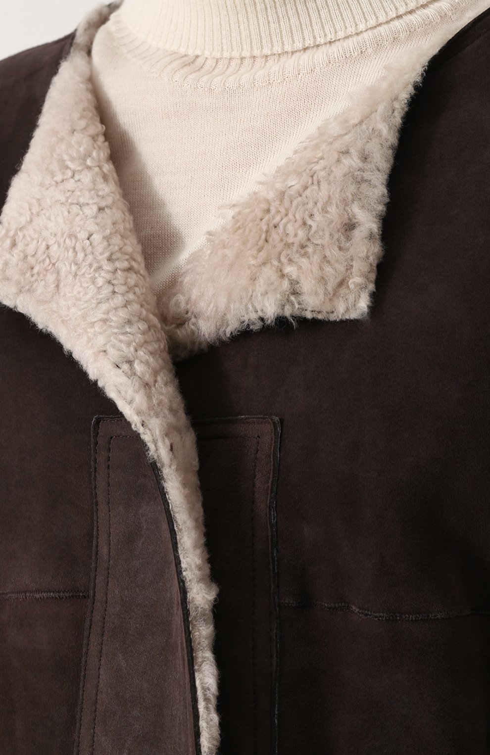 Приталенная дубленка с поясом ISABEL MARANT, арт. MA0278-17A001I/ARSENE, фото 5