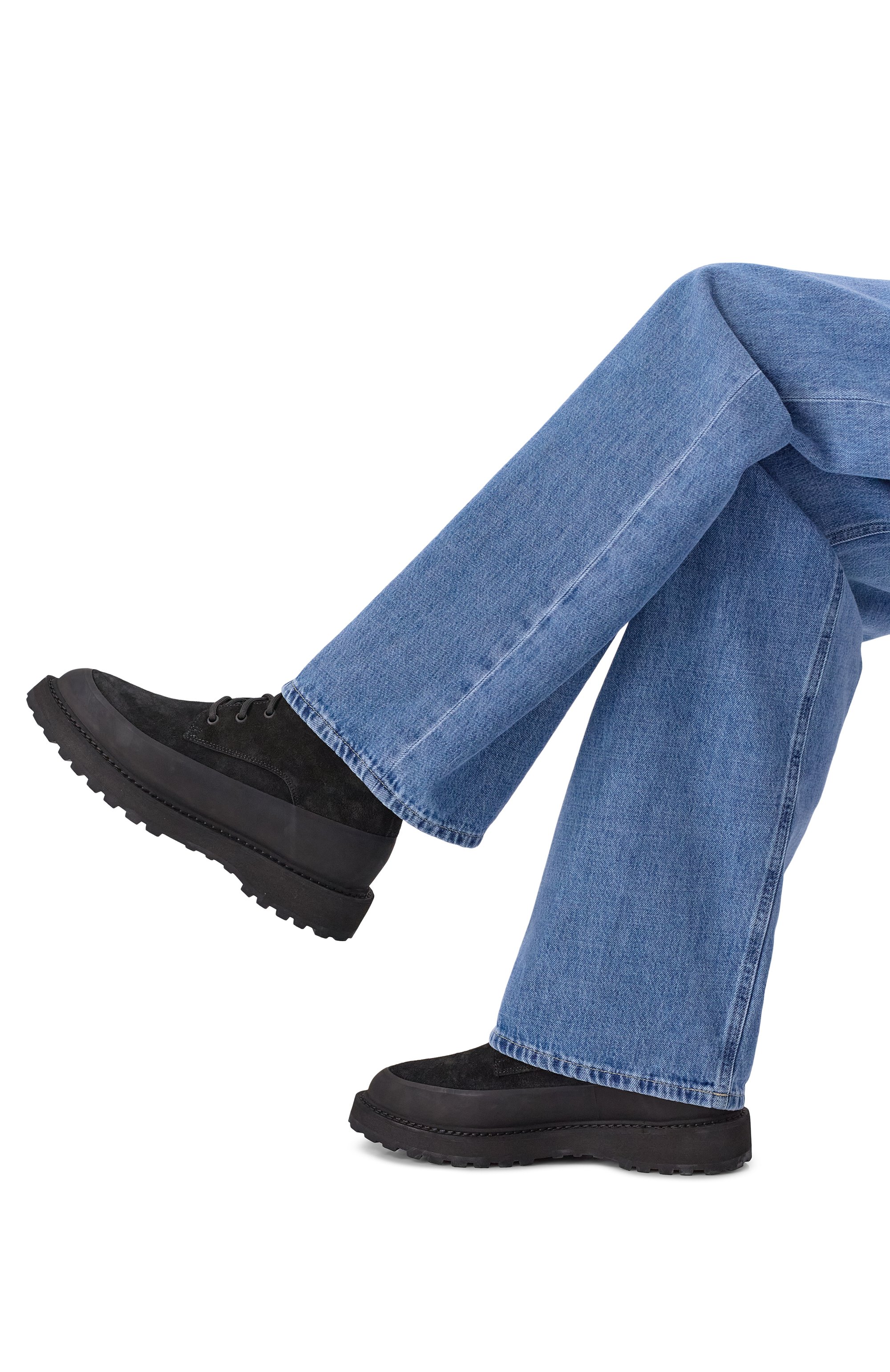 Замшевые ботинки dolomite LE MONDE BERYL черного цвета по цене 92200 руб., арт. D0L-SHE-BLA, фото 2 Замшевые ботинки dolomite LE MONDE BERYL, арт. D0L-SHE-BLA, фото 2