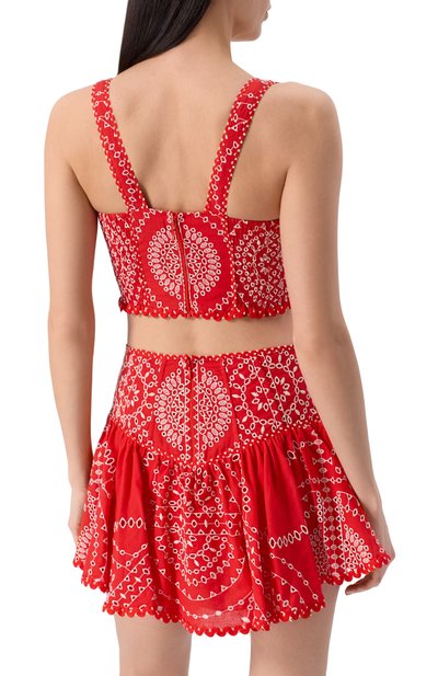 Топ из хлопка и льна CHARO RUIZ IBIZA, арт. 254100, фото 4