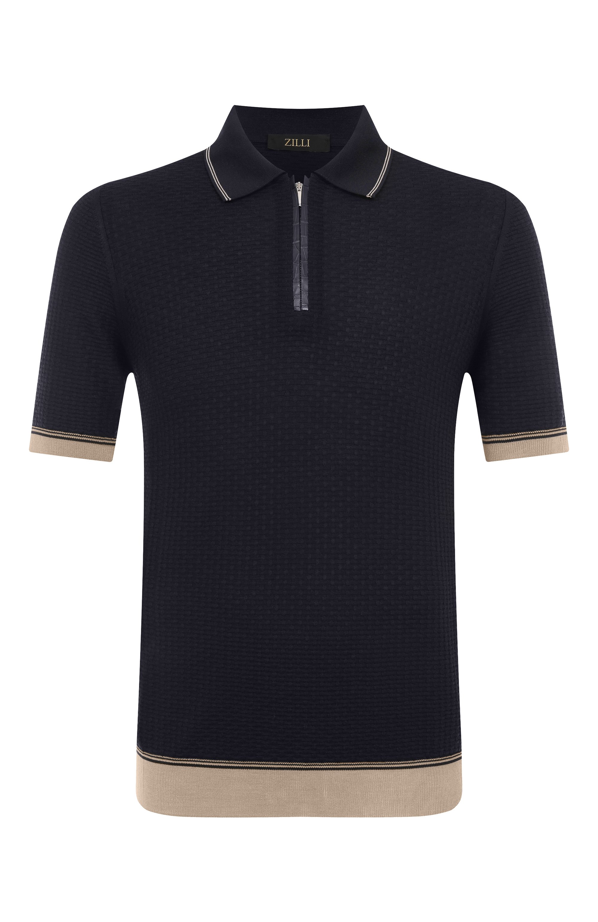 Шелковое поло ZILLI, арт. KZP002M0641VBSH00, фото 1