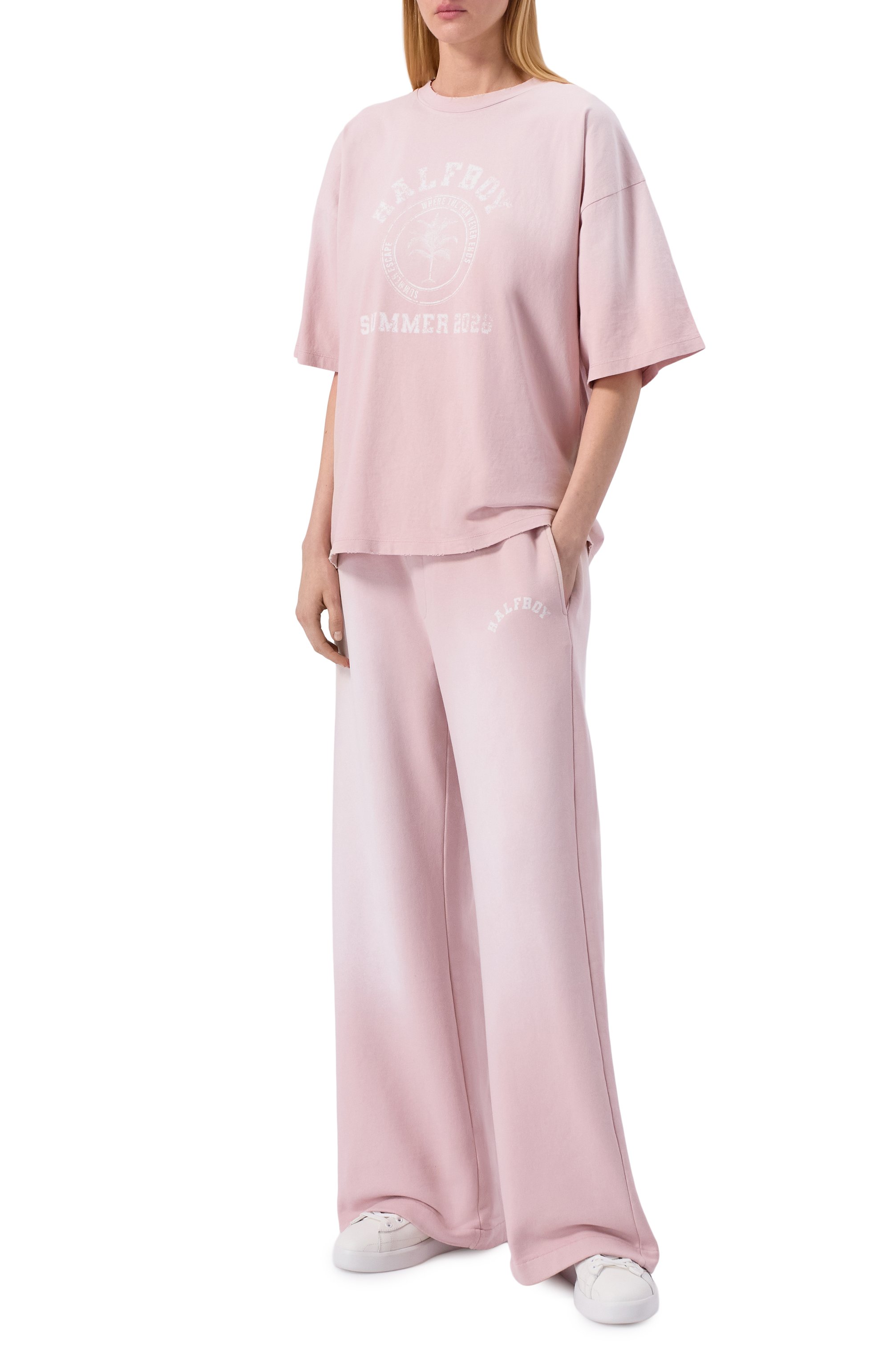 Хлопковая футболка HALFBOY, арт. HS261WT028 JS003/VINTAGE TEE, фото 2