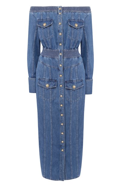 Женское джинсовое платье BALMAIN, арт. SF16364/D084