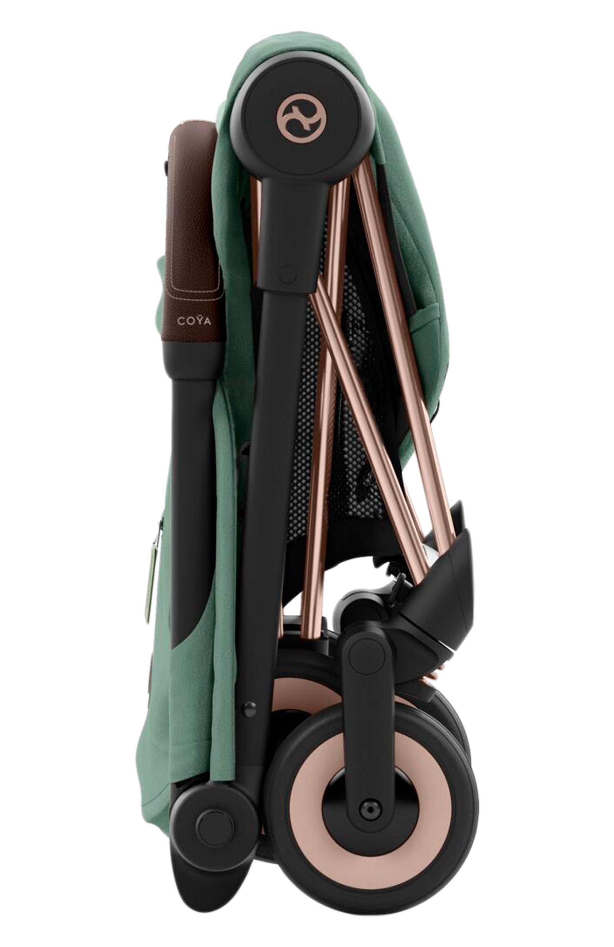 Коляска прогулочная coya rosegold CYBEX зеленого цвета по цене 67910 руб., арт. 522004285, фото 5 Коляска прогулочная coya rosegold CYBEX, арт. 522004285, фото 5