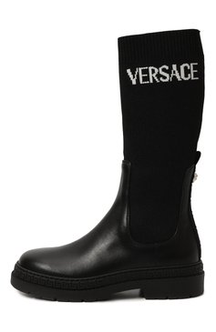 Кожаные сапоги VERSACE, арт. 1011155/1A05323/34-38, фото 2