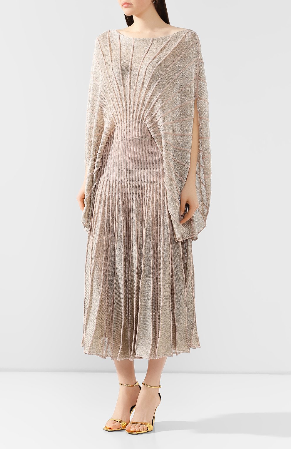 Платье из смеси вискозы и хлопка STELLA MCCARTNEY, арт. 600922/S2188, фото 3