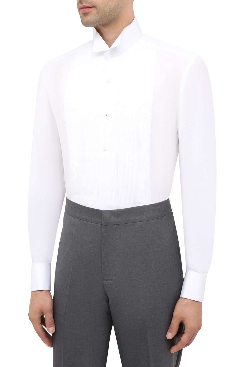 Хлопковая сорочка TOM FORD, арт. QFT000/94C8CR, фото 3