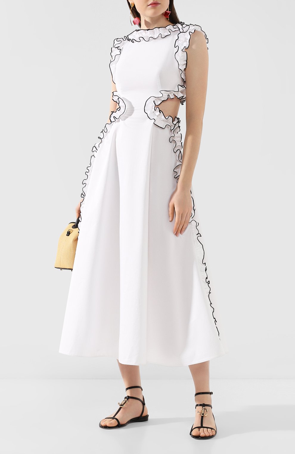 Кожаные сандалии alodie JIMMY CHOO, арт. AL0DIE FLAT/NPA, фото 2